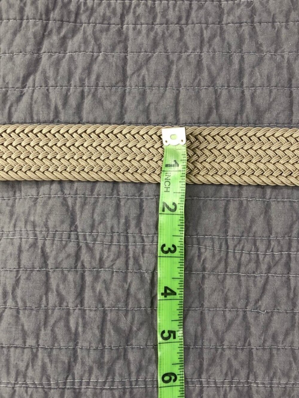4/$15 Braided Belt Men 40 - 42 Brown Tan Classic Preppy - Picture 7 of 16